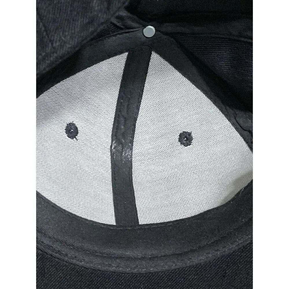 iFly Skydiving Black Baseball Cap Hat‎ Adjustable Snap Closure Wool Blend